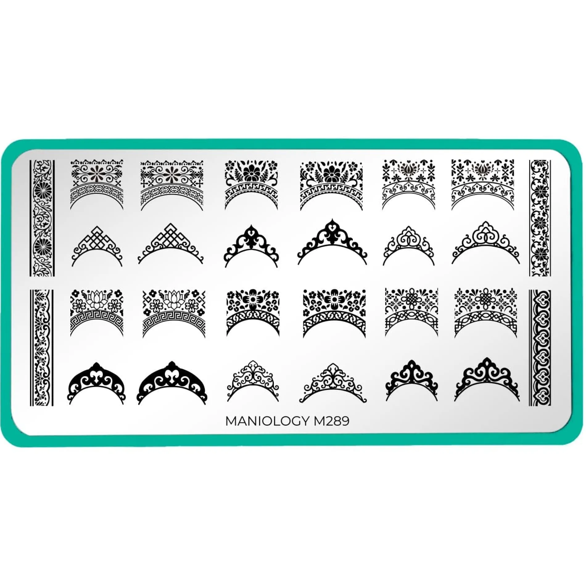 French Ceramic (M289) - Nail Stamping Plate