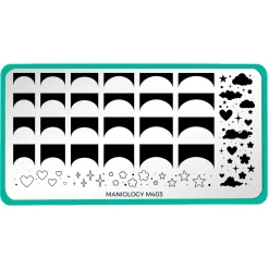 French Cloudscape (M403) - Nail Stamping Plate
