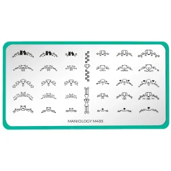 Frenchy Pups (M493) - Nail Stamping Plate
