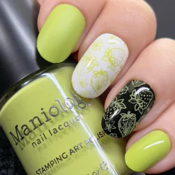 Fruity Cutie: One in a Melon (B516) - Green Cream Stamping Polish