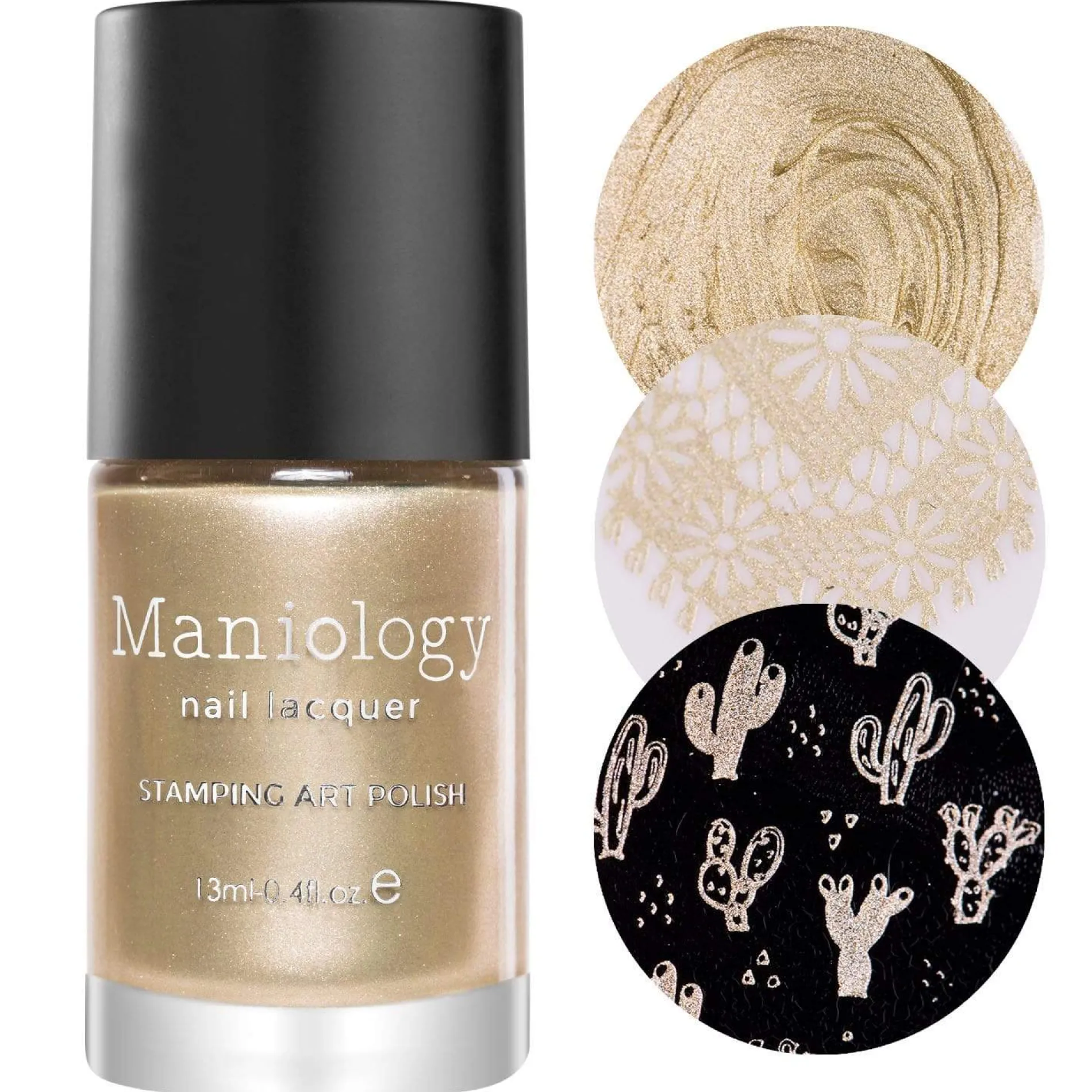 Gold Rush (B333) - Metallic Champagne Gold Stamping Polish