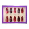 Gothic Glamour Press On Nails - Medium Almond