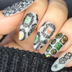 Gothic Halloween (M513-M517) - Set of 5 Nail Stamping Plates