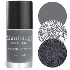 Gray Scale: 3-Piece Gray Stamping Polish Set