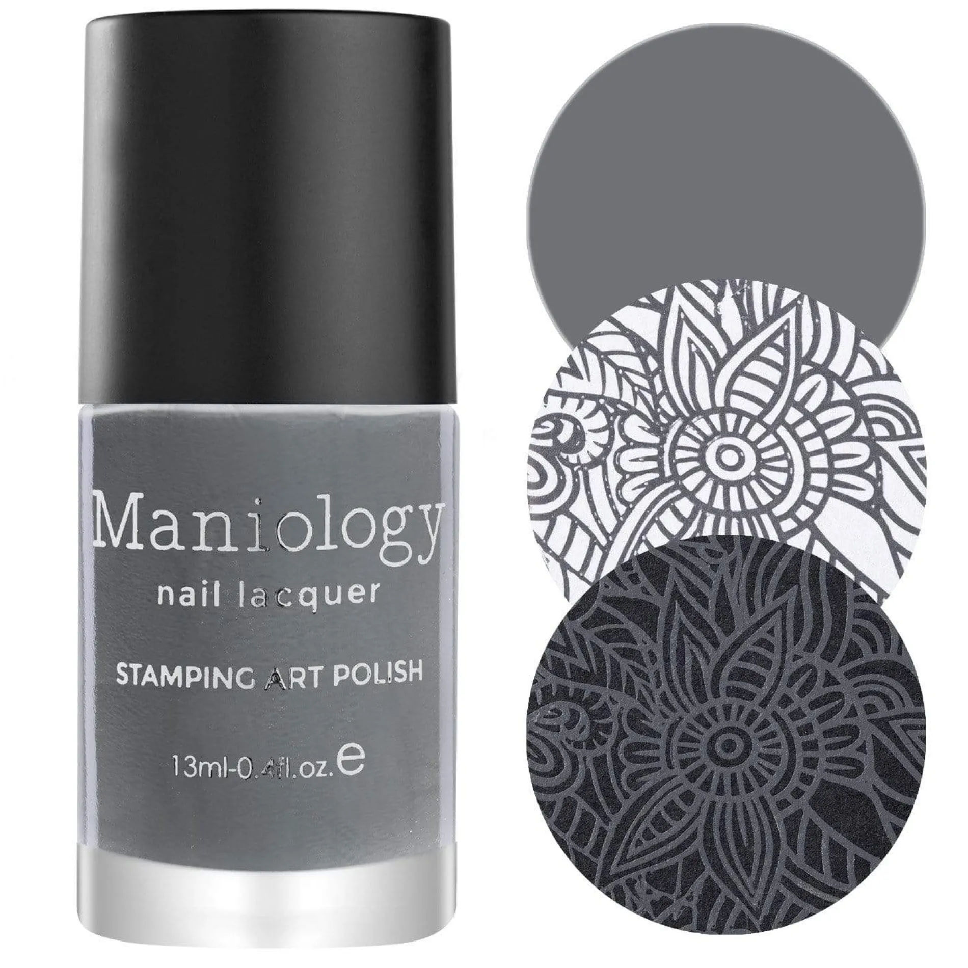 Gray Scale: 3-Piece Gray Stamping Polish Set
