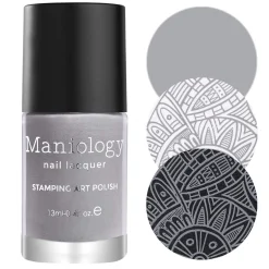 Gray Scale: 3-Piece Gray Stamping Polish Set