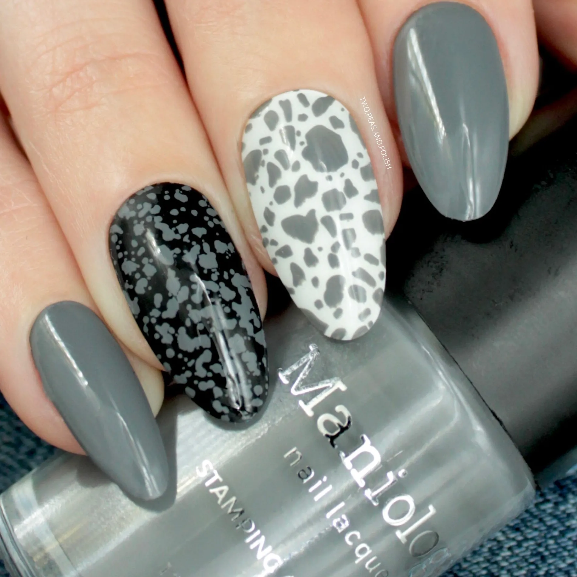 Gray Scale: 3-Piece Gray Stamping Polish Set