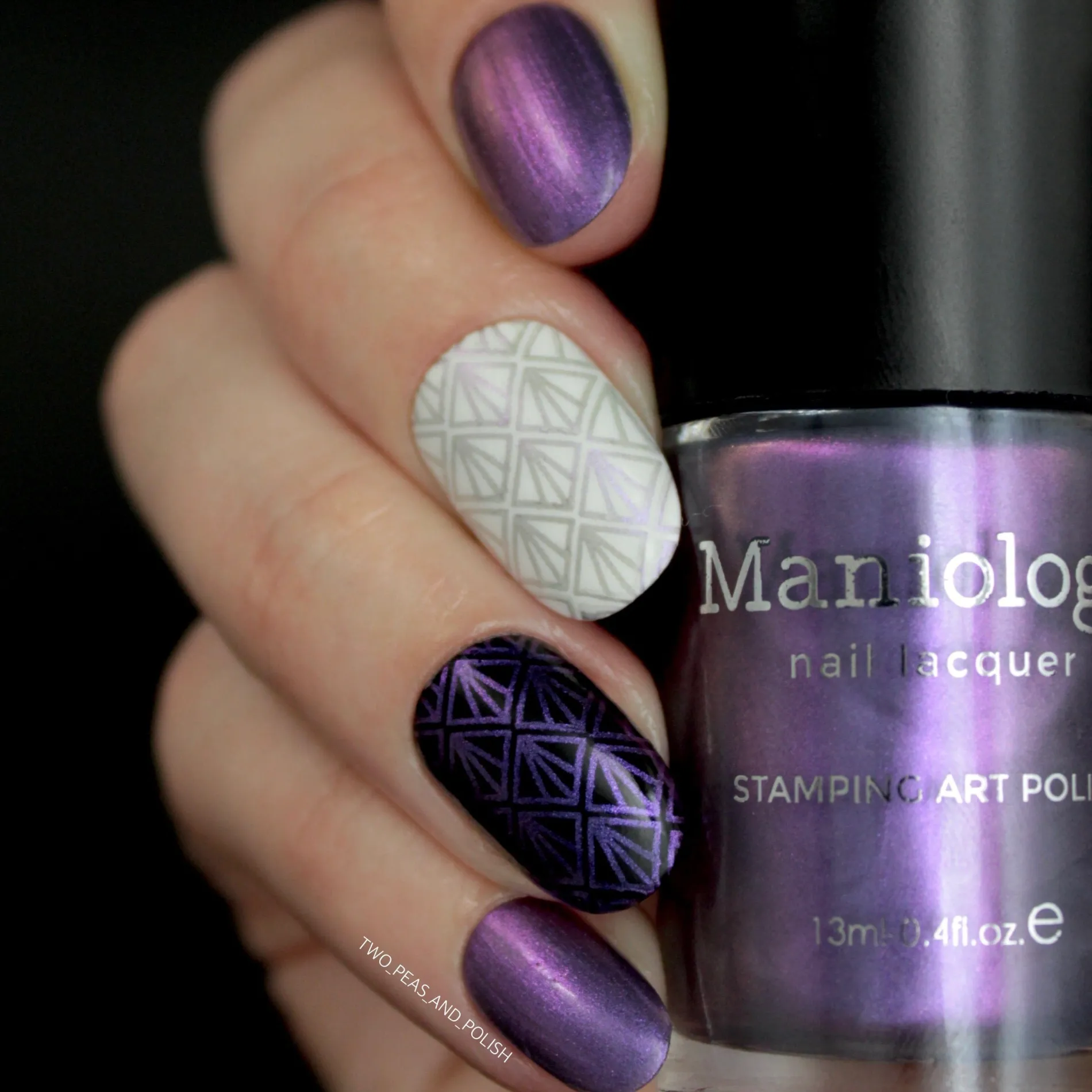 Grimm's Nightfall: 6-Piece Duochrome & Metallic Stamping Polish Set