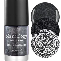 Grimm's Nightfall: 6-Piece Duochrome & Metallic Stamping Polish Set