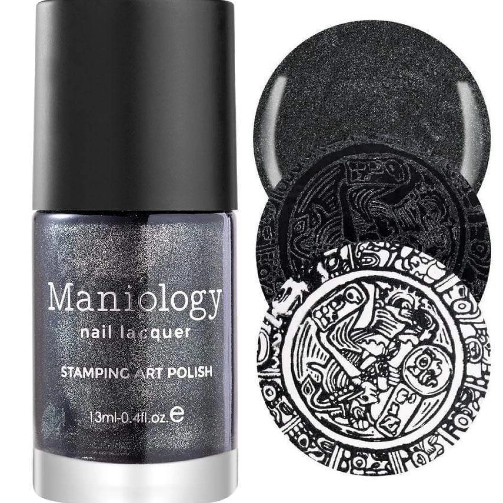 Grimm's Nightfall: 6-Piece Duochrome & Metallic Stamping Polish Set