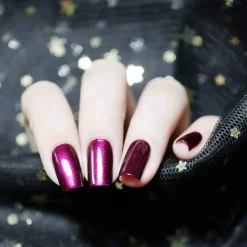 Grimm's Nightfall: Wolfish (B223) - Plum Metallic Stamping Polish