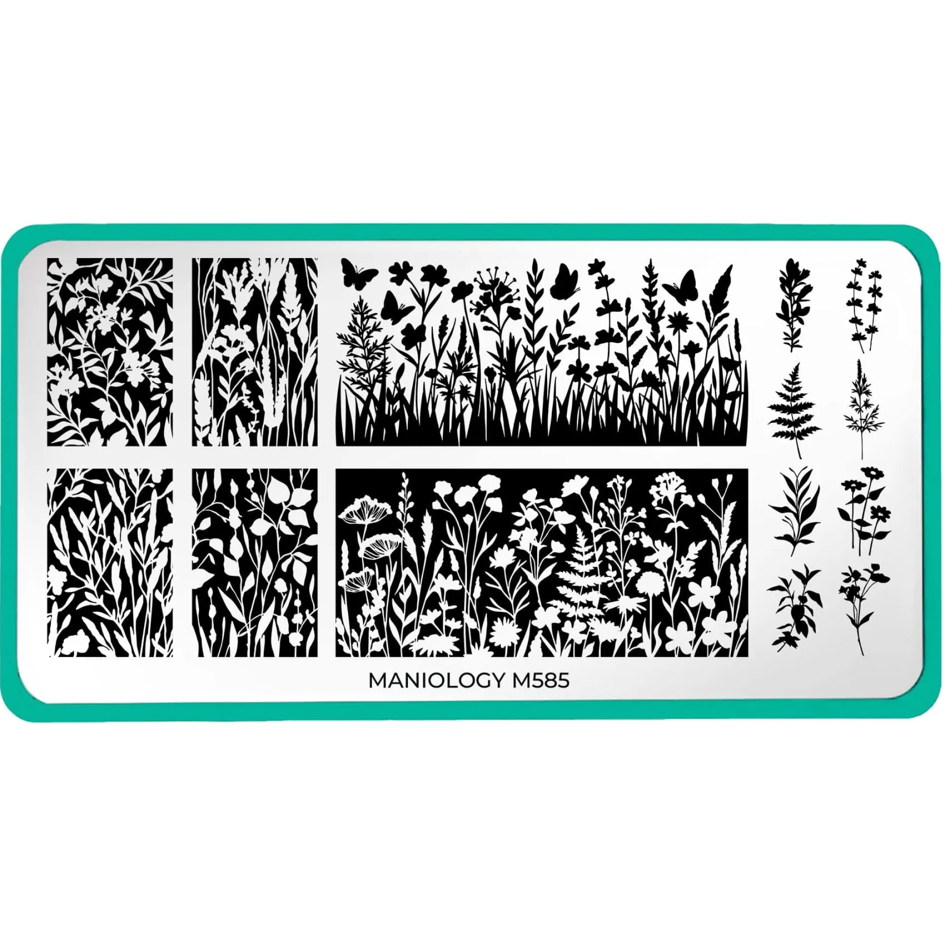 Growing Shadows (M585) - Nail Stamping Plate