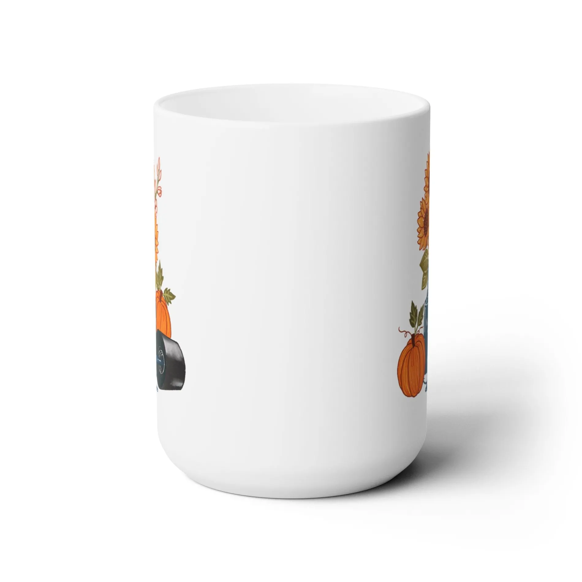 Harvest Bouquet Ceramic Coffee Mug 15oz