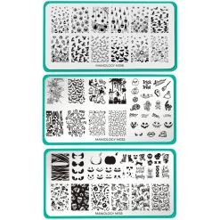 Haunted Nights: Set of 3 Nail Stamping Plates