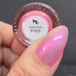 High Tide: Little Fish (P165) - Pink Shimmering Jellies Nail Polish