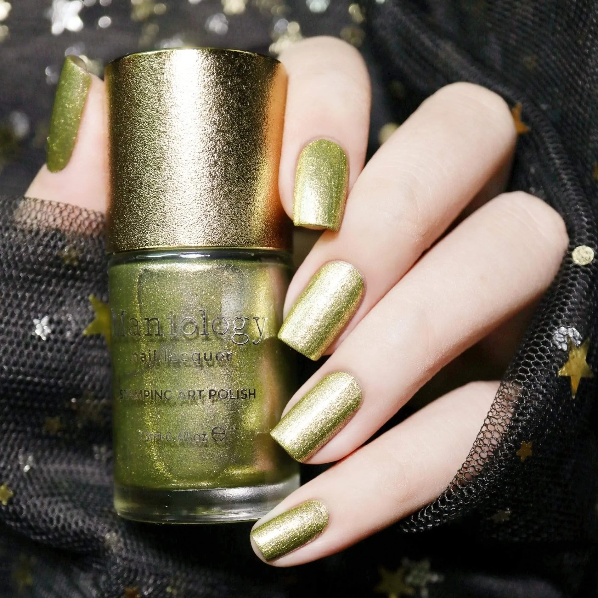 Holiday Party Collection: It's Lit (B262) - Gold Metallic Stamping Polish