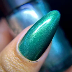 Holly Hell (B451) - Metallic Dark Green Stamping Polish