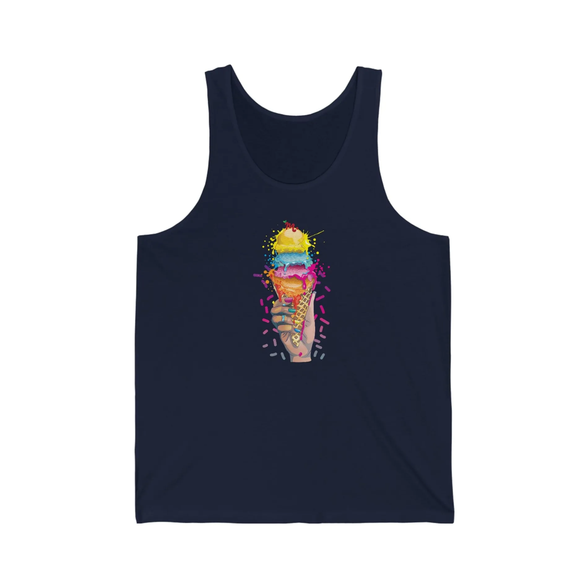 Ice Cream Nails - Jersey Tank Top