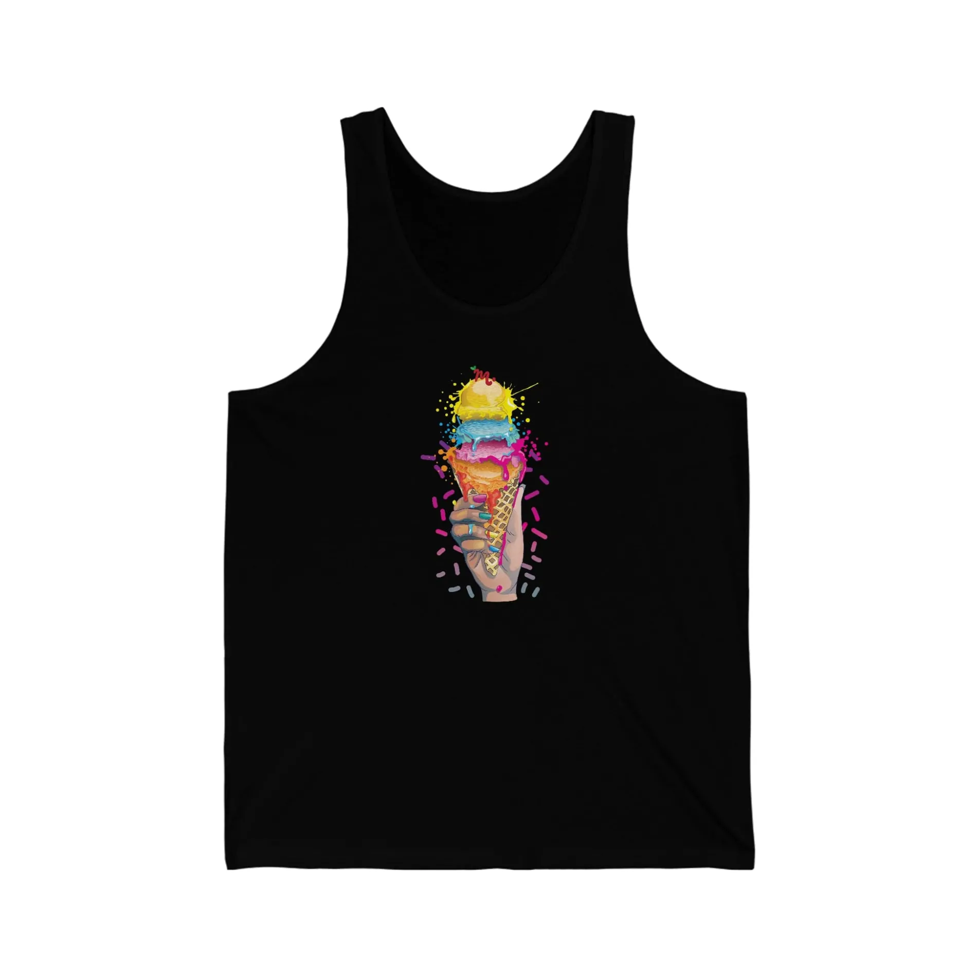 Ice Cream Nails - Jersey Tank Top
