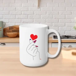 I Heart Nail Art - Ceramic Coffee Mug 15oz