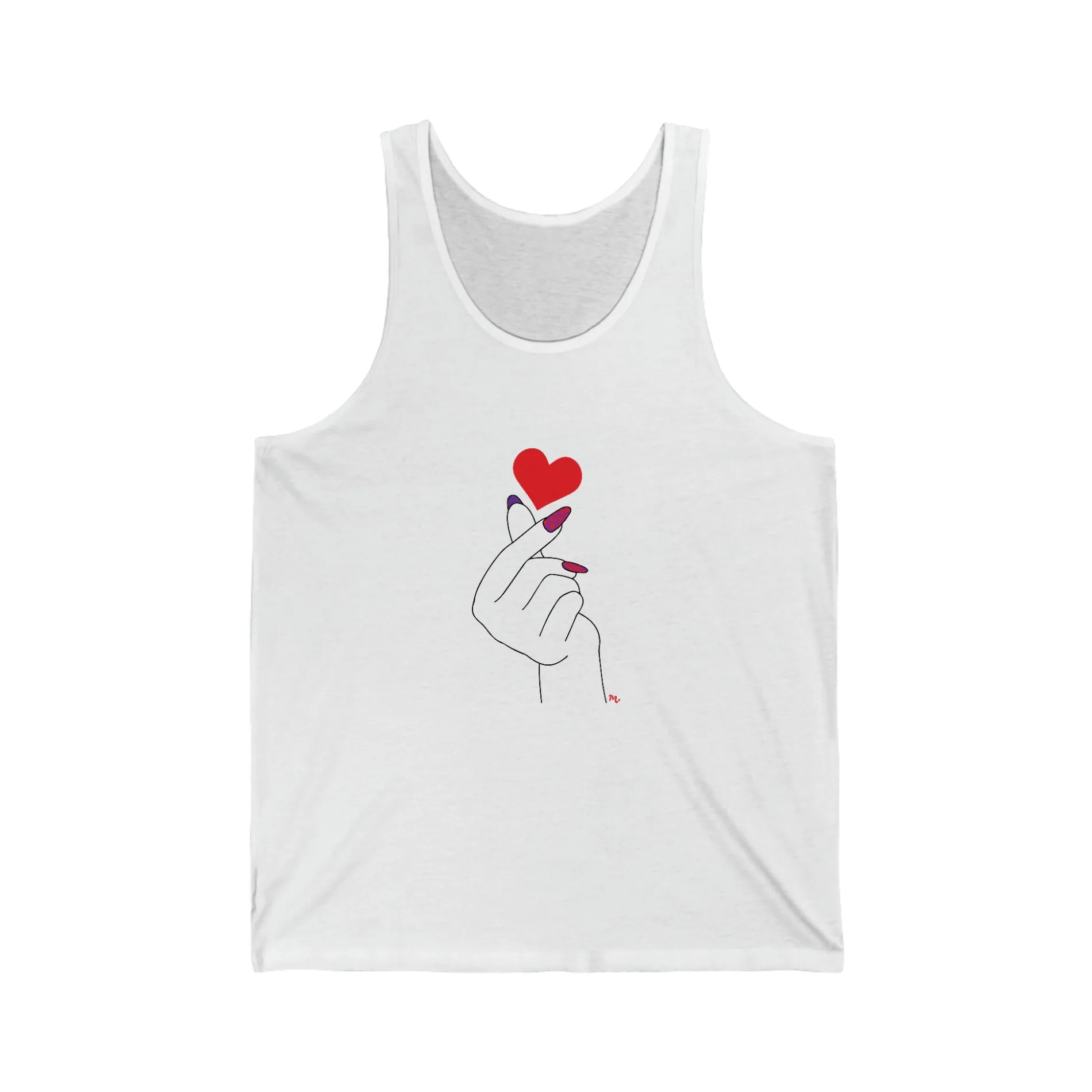 I Heart Nail Art - Jersey Tank Top