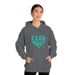 I Love Nails - Heavy Blend Hoodie Sweatshirt