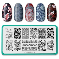 Japanese Ceramics (M459) - Nail Stamping Plate