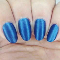 Kai (B430) - Blue Metallic Stamping Polish