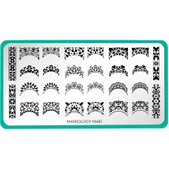 Kaleidoscope French (M461) - Nail Stamping Plate
