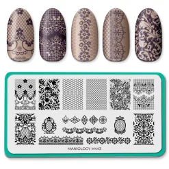 Lacey Details (M443) - Nail Stamping Plate