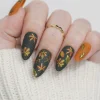Leafy Outlines (MS-113) - Nail Art Sticker