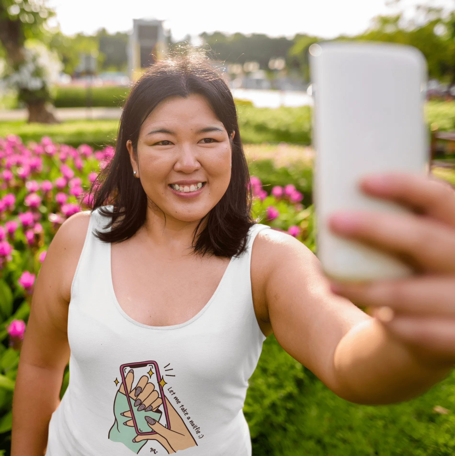 Let Me Take A Nailfie - Jersey Tank Top