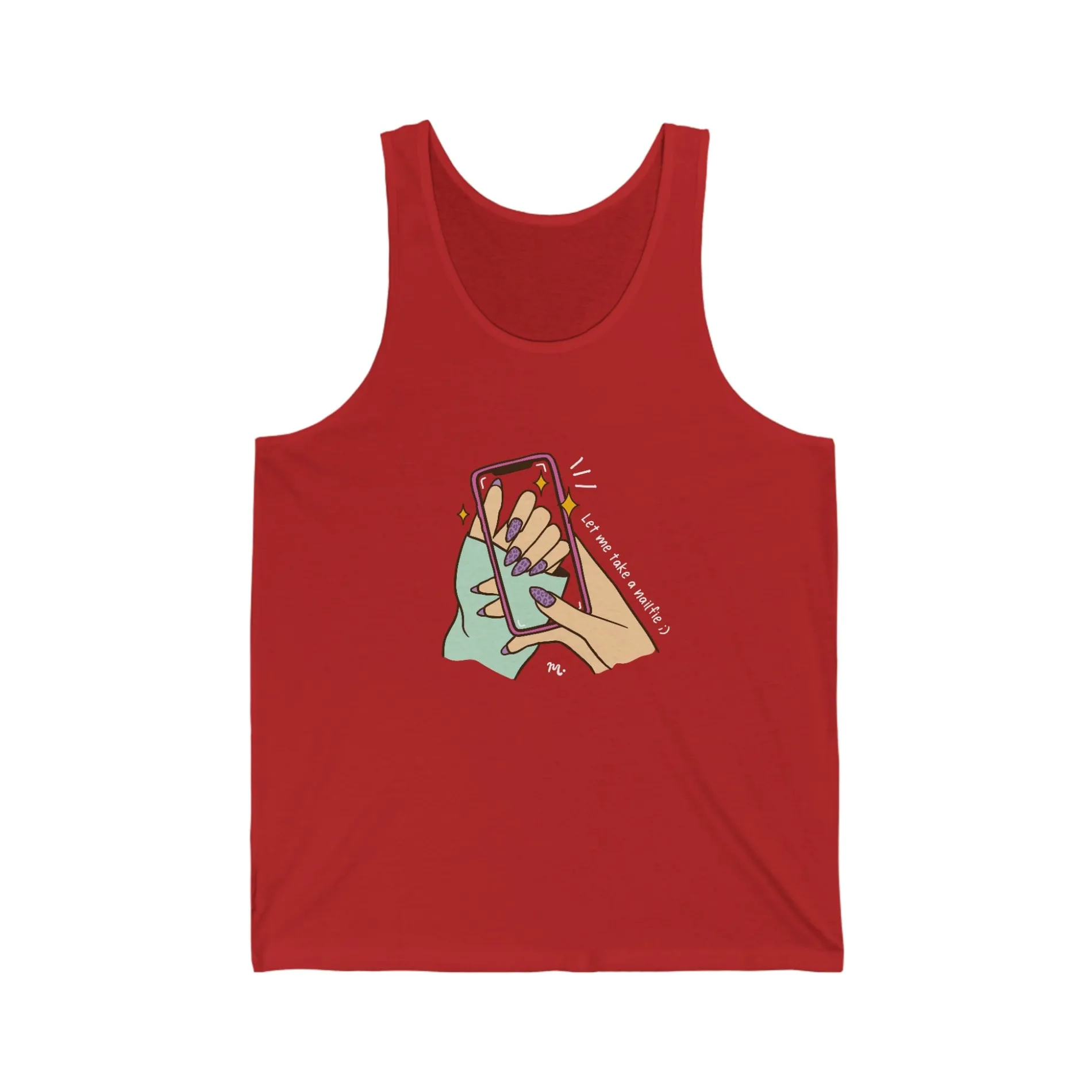 Let Me Take A Nailfie - Jersey Tank Top