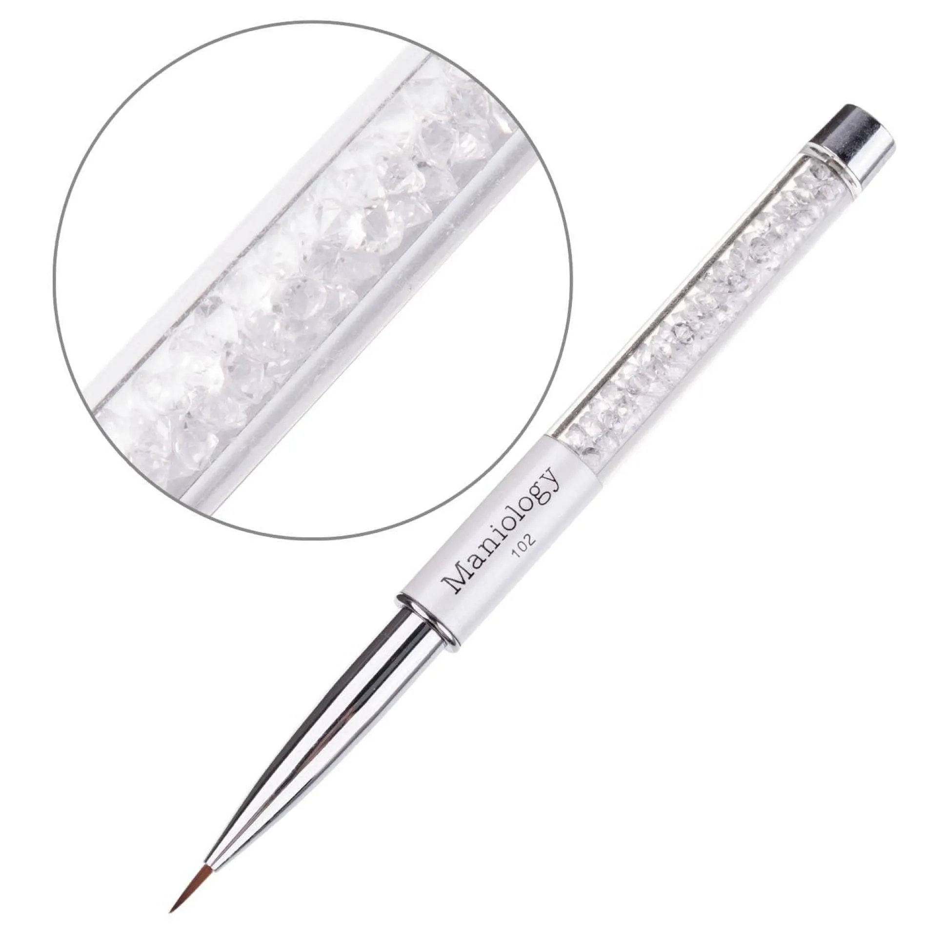 Liner Brush #102 - Premium Nail Art Manicure Brush Line