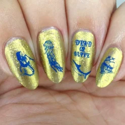 Lost Gold (B374) - Metallic Gold Stamping Polish