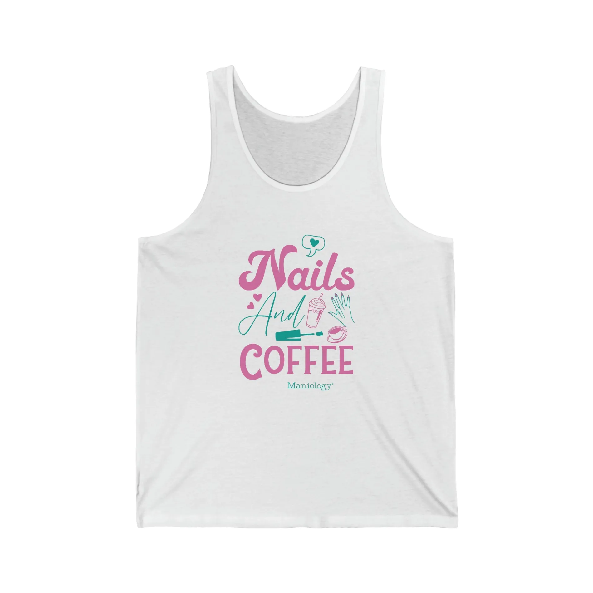 Love for Nails & Coffee - Jersey Tank Top