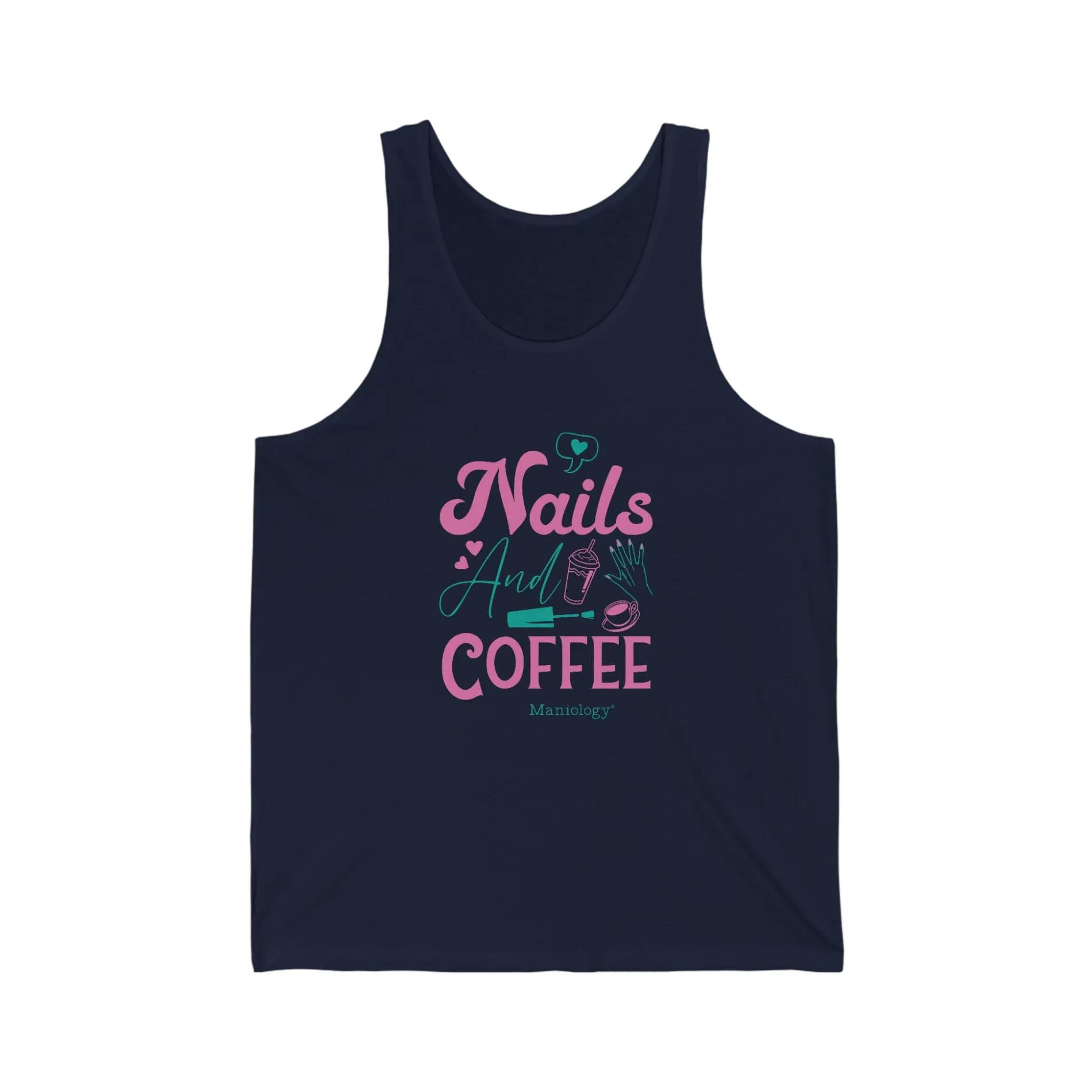 Love for Nails & Coffee - Jersey Tank Top