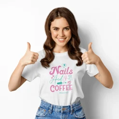 Love for Nails & Coffee - Short Sleeve T-shirt