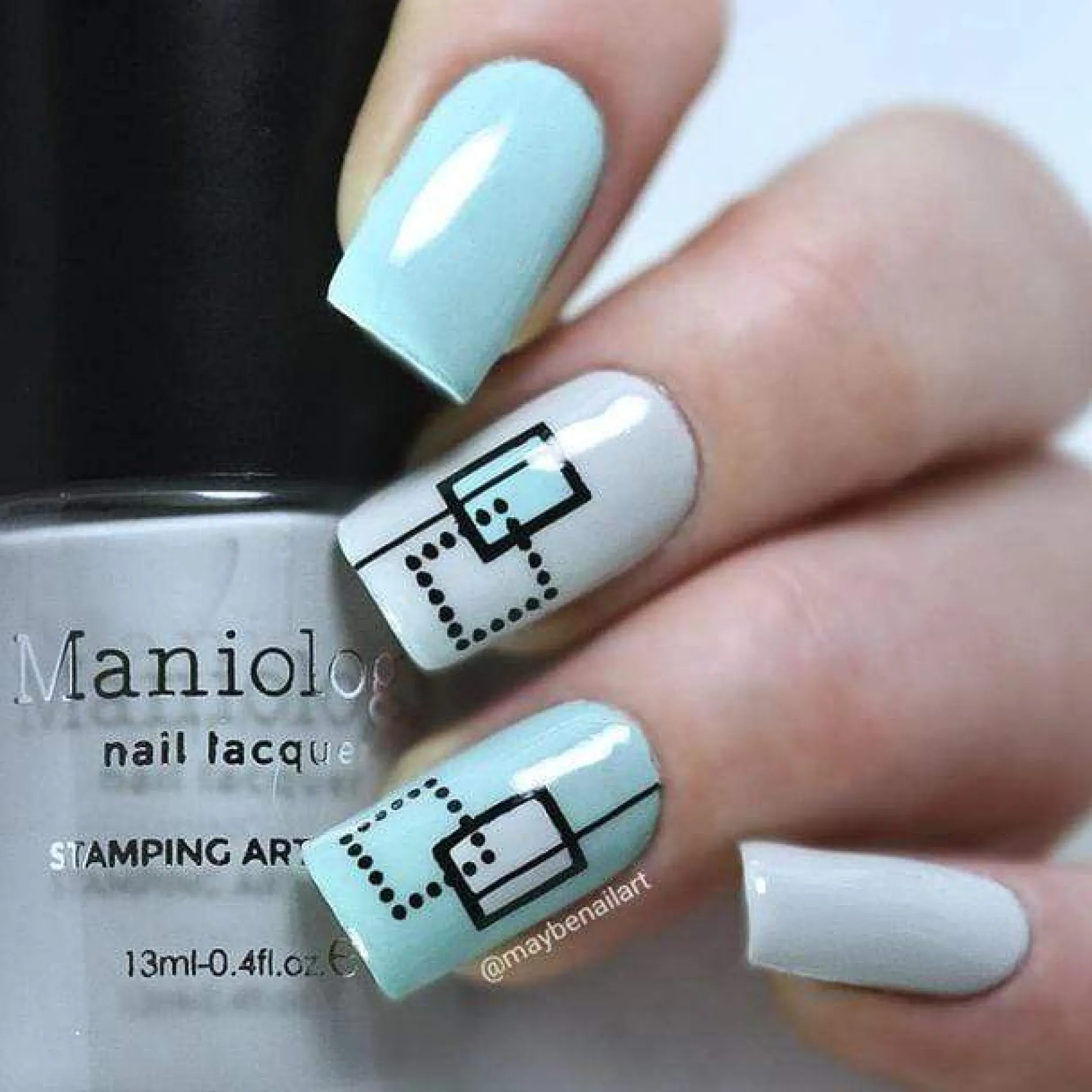 Luna (B327) - Creamy Gray Stamping Polish
