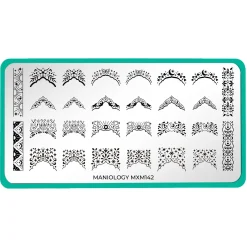 Magic Portals: Ethereal French (MXM142) - Nail Stamping Plate
