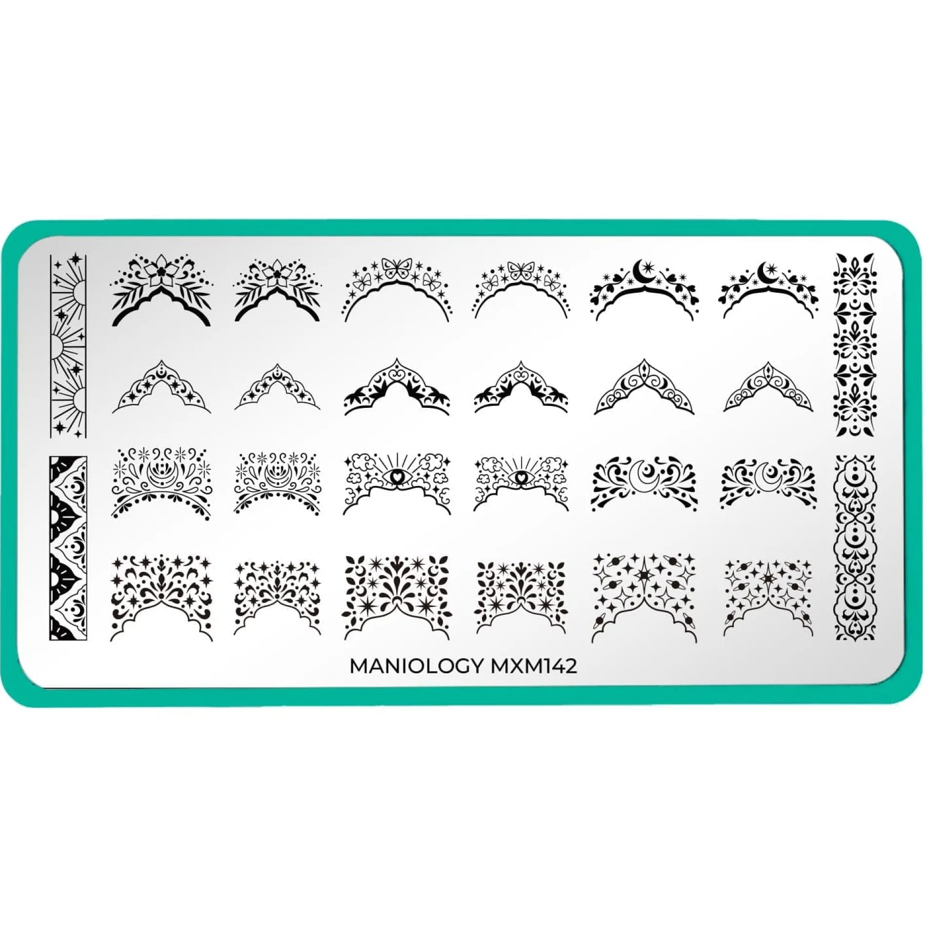Magic Portals: Ethereal French (MXM142) - Nail Stamping Plate