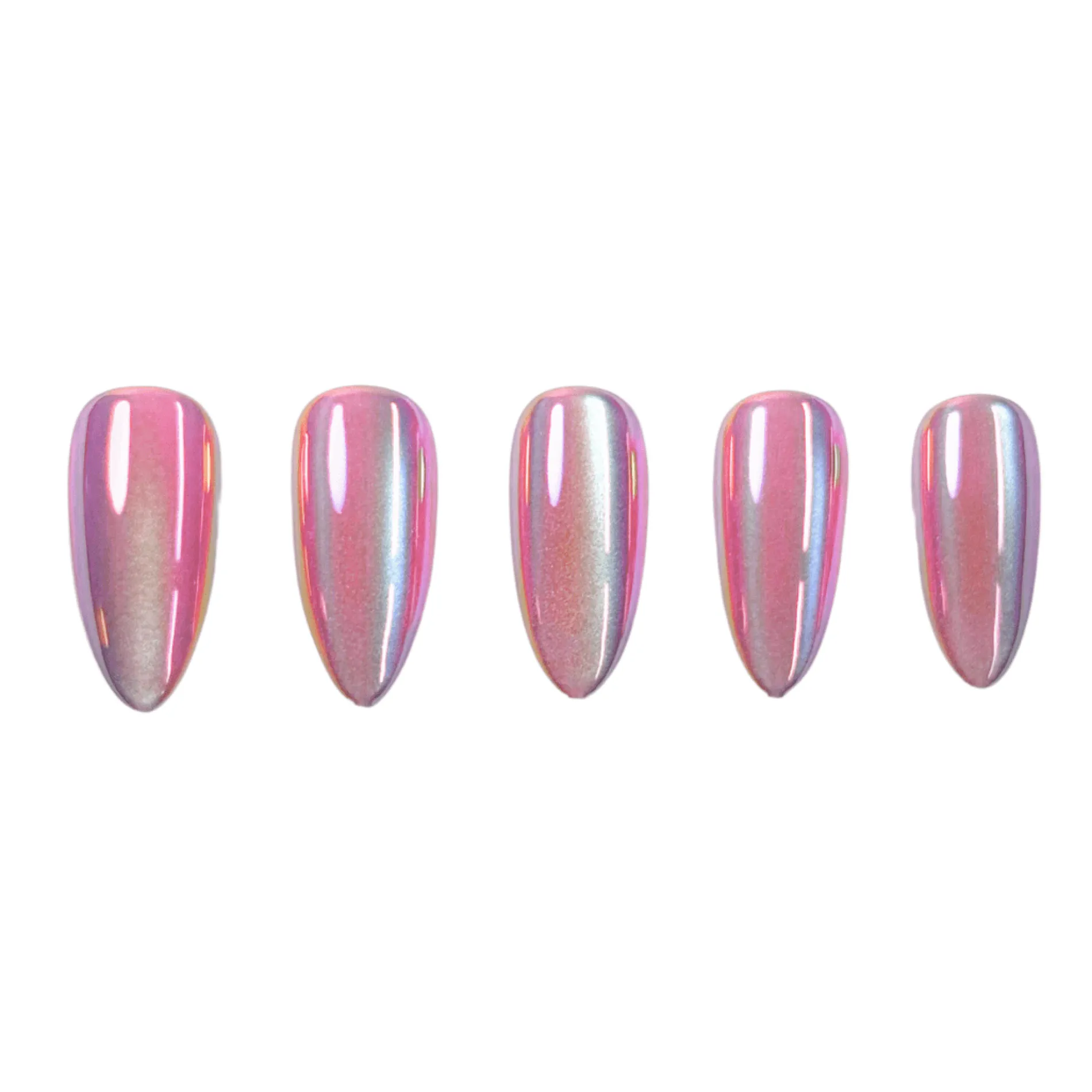 Magnetic Angel Press On Nails - Medium Almond