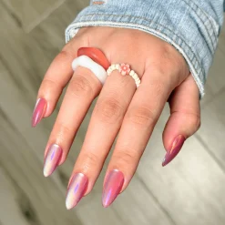 Magnetic Angel Press On Nails - Medium Almond