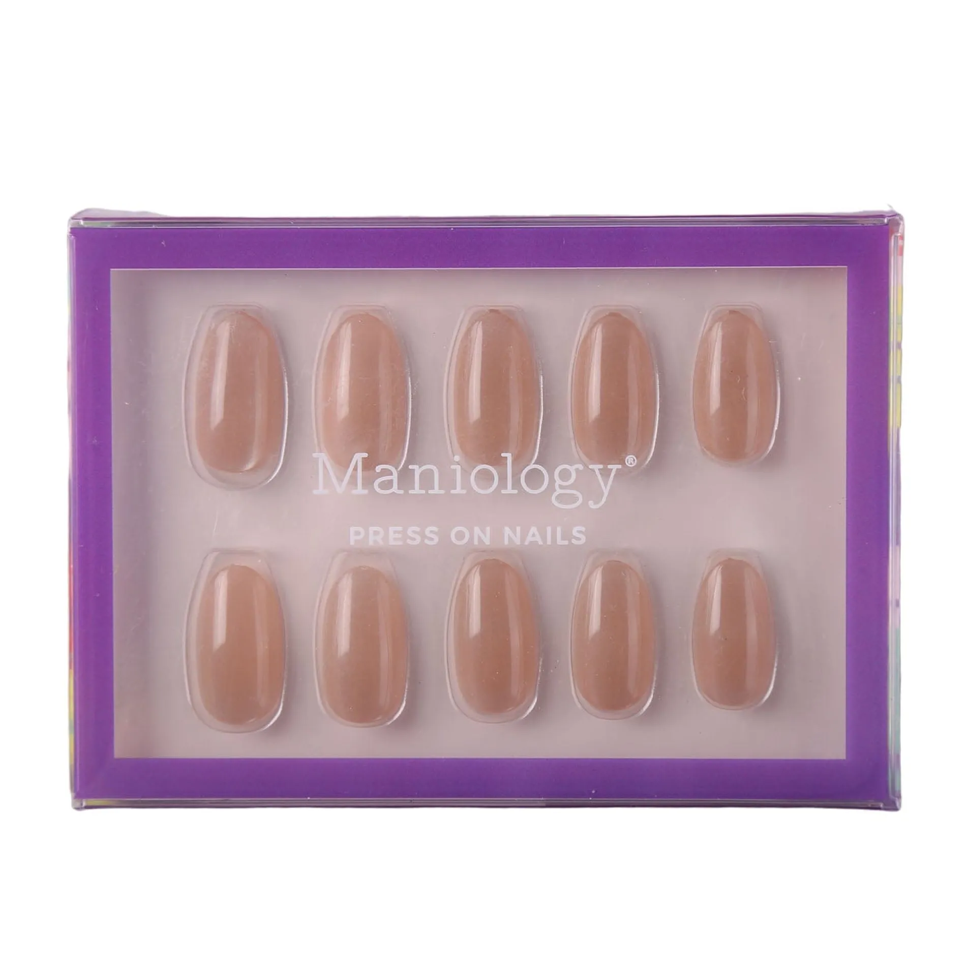 Magnetic Pearl Press On Nails - Short Round