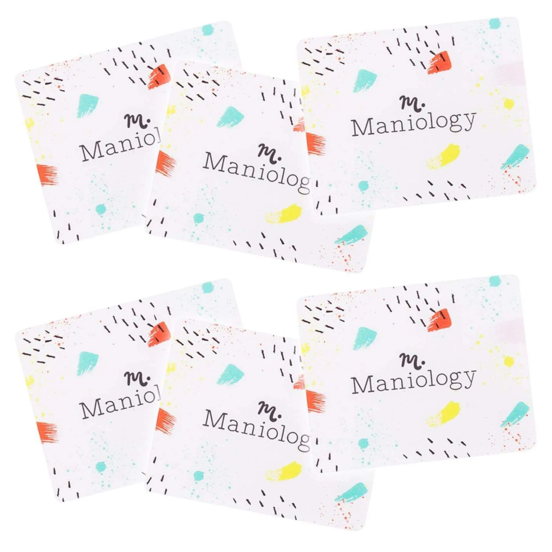 Maniology Mini Scraper Cards - 6 Cards