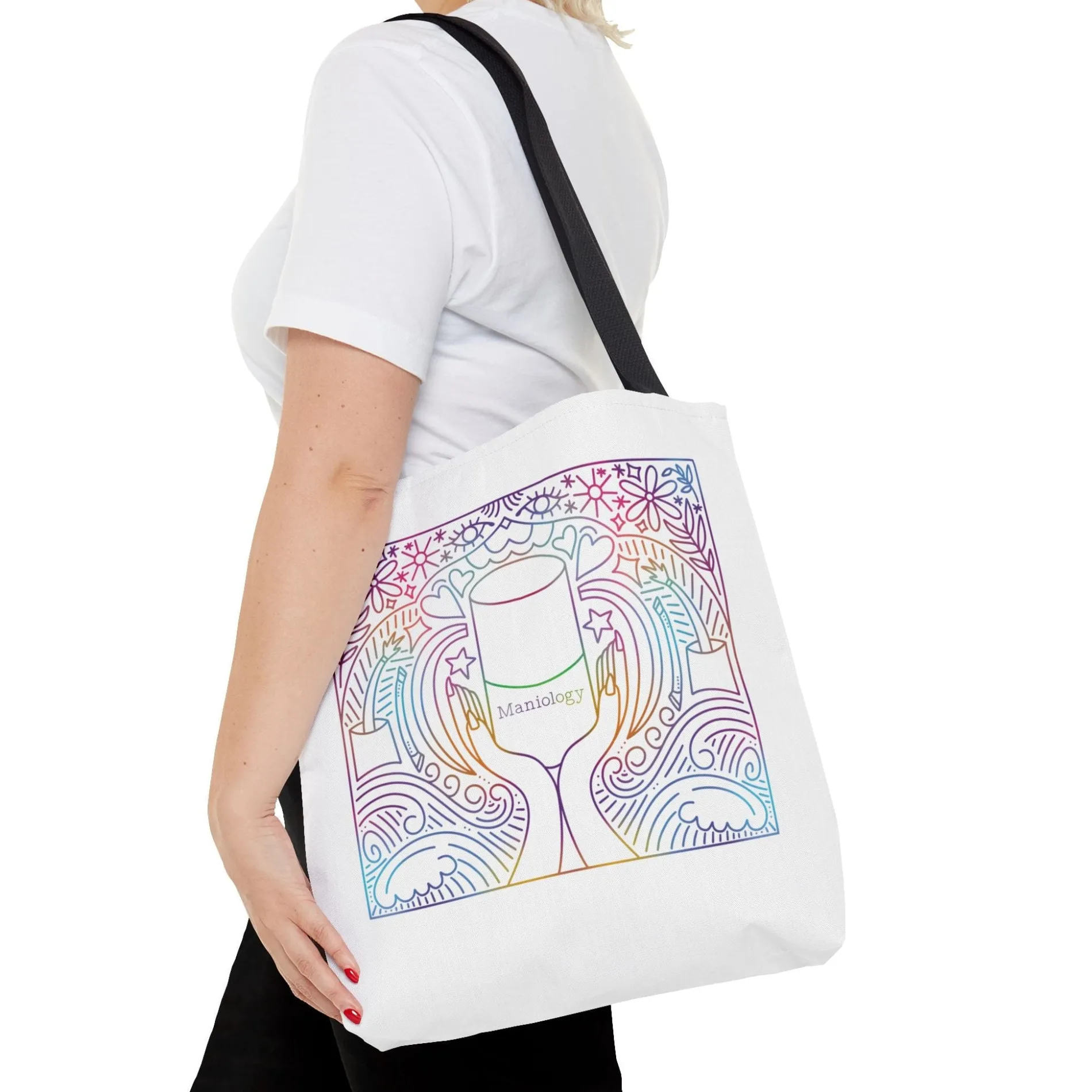 Maniology Rainbow Tote Bag