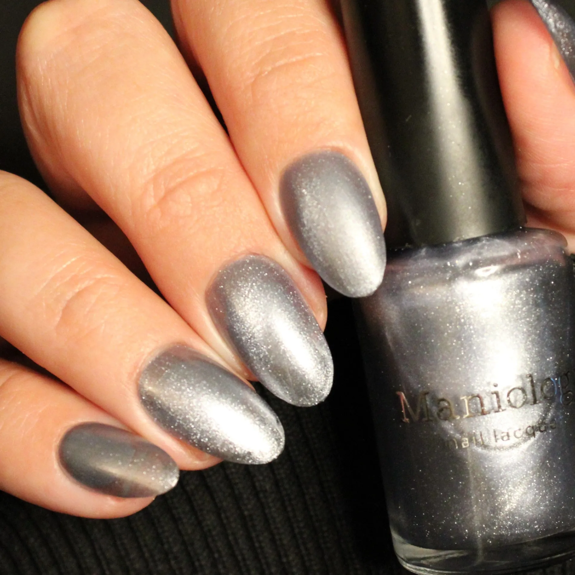 Mermaid Mirage: Midnight Riptide (P183) - Dusty Periwinkle Magnetic Nail Polish