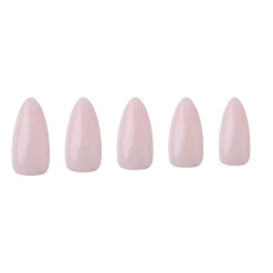 Milk Press On Nails - Medium Almond