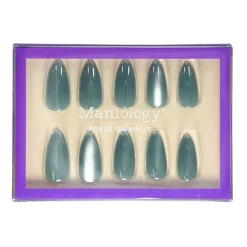 Moss Press On Nails - Medium Almond