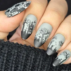 Mourning Mist (M516) - Nail Stamping Plate